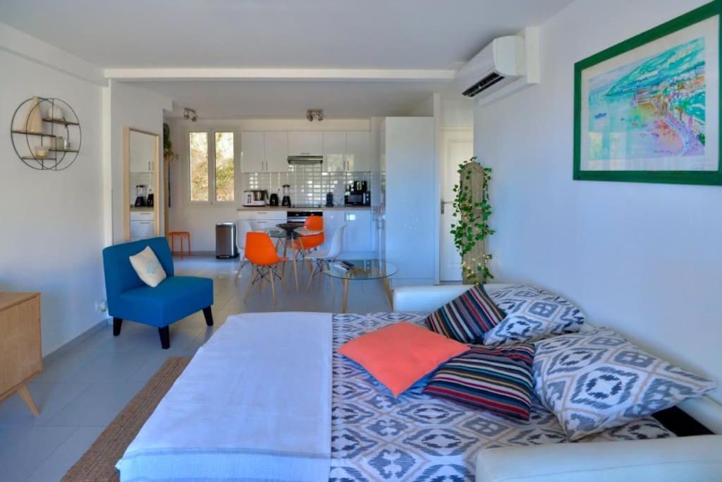 Beau 2P, Tres Equipe, Localisation Parfaite/Ac Apartment Villefranche-sur-Mer Luaran gambar